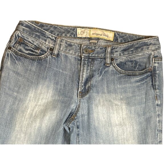 LOFT Original Boot Jeans in Light Wash Size 6 - Picture 4 of 6